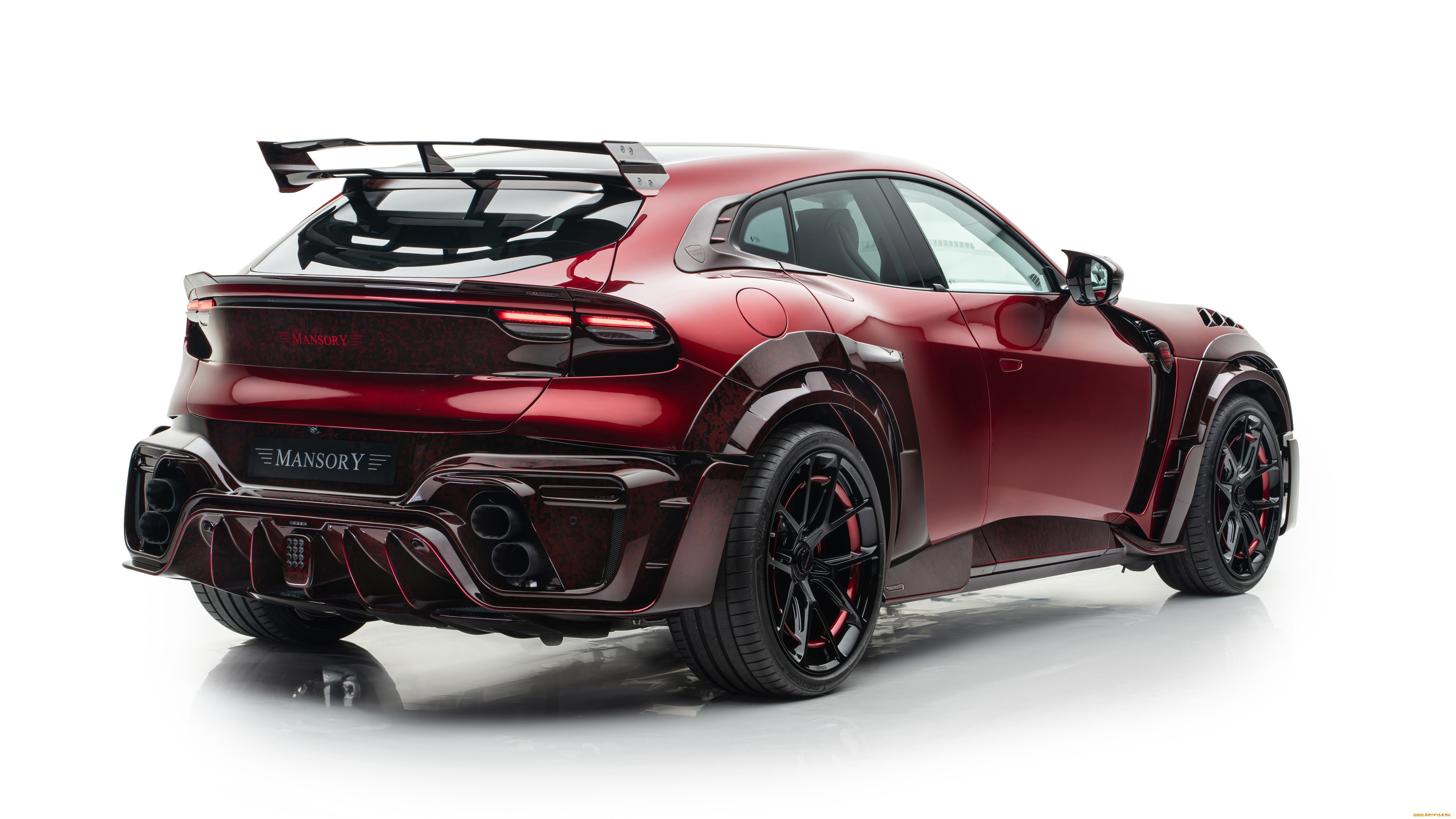 auto - car, , ferrari, mansory, limited, edition, tuning, car, purosangue, 2024, italy, pugnator, red, and, black